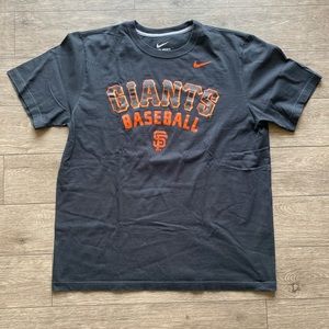 SF Giants Baseball Men’s Black T-Shirt Nike | XL
